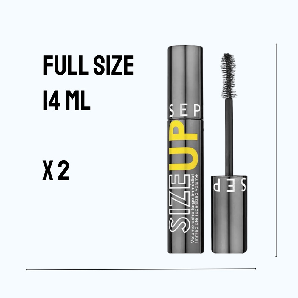 ⚡️🇫🇷🆕NIB SEPHORA |FULL| 2X Ultra Black Size Up Volumizing & Lengthening Mascara - Picture 5 of 16